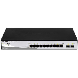 Switch zarządzalny D-Link DGS-1210-10 - 8x 10|100|1000Mbps, 2x combo 1000Mbps RF45|SFP