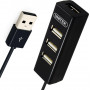 Hub USB Unitek Y-2140-CZARNY - Czarny, 4 x USB-A 2.0