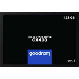 Dysk SSD 128 GB SATA 2,5" GoodRAM DYSK SSD CX400 GEN.2 SATA III 2,5 SSDPR-CX400-128-G2 - 2,5"/SATA III/550-460 MBps/TLC