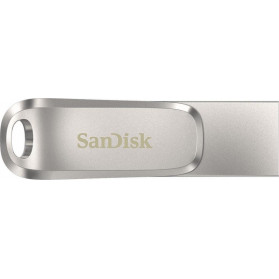 Pendrive SanDisk Ultra Dual Drive Luxe 256 GB SDDDC4-256G-G46 - Kolor srebrny
