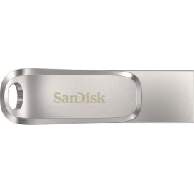 Pendrive SanDisk Ultra Dual Drive Luxe 256 GB SDDDC4-256G-G46 - Kolor srebrny