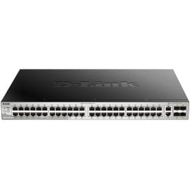 Switch zarządzalny D-Link DGS-3130-54TS/SI - 48x 10|100|1000Mbps, 2x 10Gbps, 4x 10Gbps SFP+, stackowalny