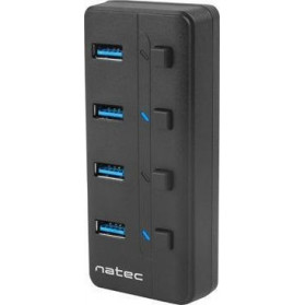 Hub Natec 4x USB-A 3.0 NHU-1557 - 4 porty, Czarny
