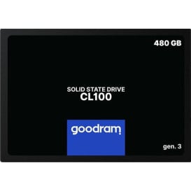 Dysk SSD 480 GB SATA 2,5" GoodRAM CL100 SSDPR-CL100-480-G3 - 2,5"/SATA III/540-460 MBps/TLC