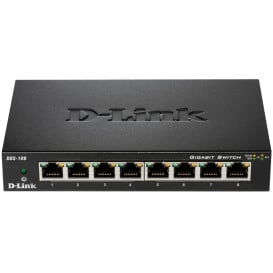 Switch niezarządzalny D-Link DGS-108/E - Desktop, 8 x LAN 10|100|1000 Mbps