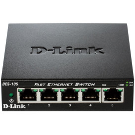 Switch niezarządzalny D-Link DES-105/E - 5x 10|100Mbps