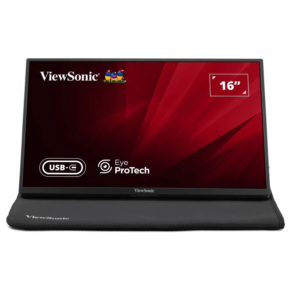 Monitor ViewSonic VA1650 - 16"/1920x1080 (Full HD)/60Hz/IPS/7,000 ms/Czarny