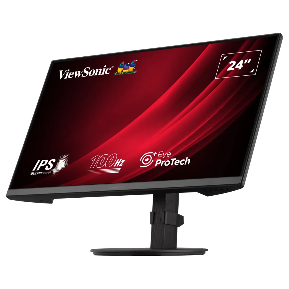Zdjęcie produktu Monitor ViewSonic VA2408-HDJ - 23,8"/1920x1080 (Full HD)/100Hz/IPS/5 ms/pivot/Czarny