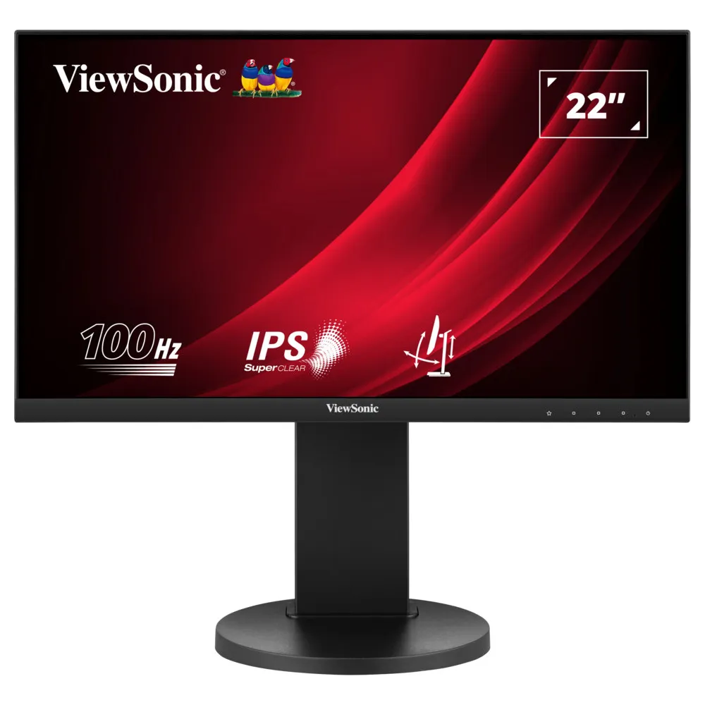 Monitor ViewSonic VG2208A - 21,5"/1920x1080 (Full HD)/100Hz/IPS/5 ms/pivot/Czarny - zdjęcie