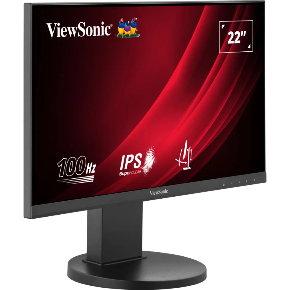 Monitor ViewSonic VG2208A - 21,5"/1920x1080 (Full HD)/100Hz/IPS/5 ms/pivot/Czarny - zdjęcie
