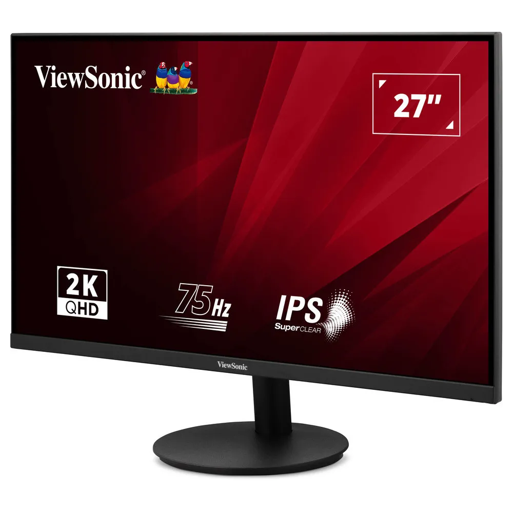 Monitor ViewSonic VA2708-2K-HD-2 - 27"/2560x1440 (QHD)/75Hz/IPS/HDR/4 ms/Czarny - zdjęcie
