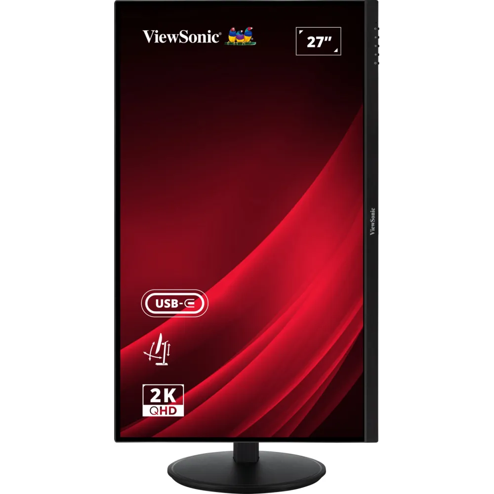 Monitor ViewSonic VG2709-2K-MHDU-2 - 27"/2560x1440 (QHD)/100Hz/IPS/FreeSync/HDR/4 ms/pivot/Czarny