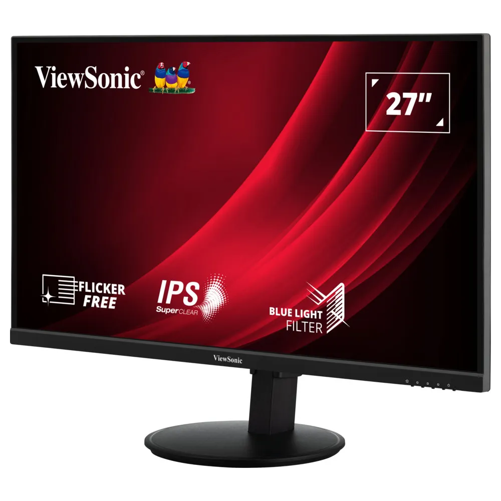 Monitor ViewSonic VG2709-2K-MHD-2 - 27"/2560x1440 (QHD)/75Hz/IPS/4 ms/pivot/Czarny