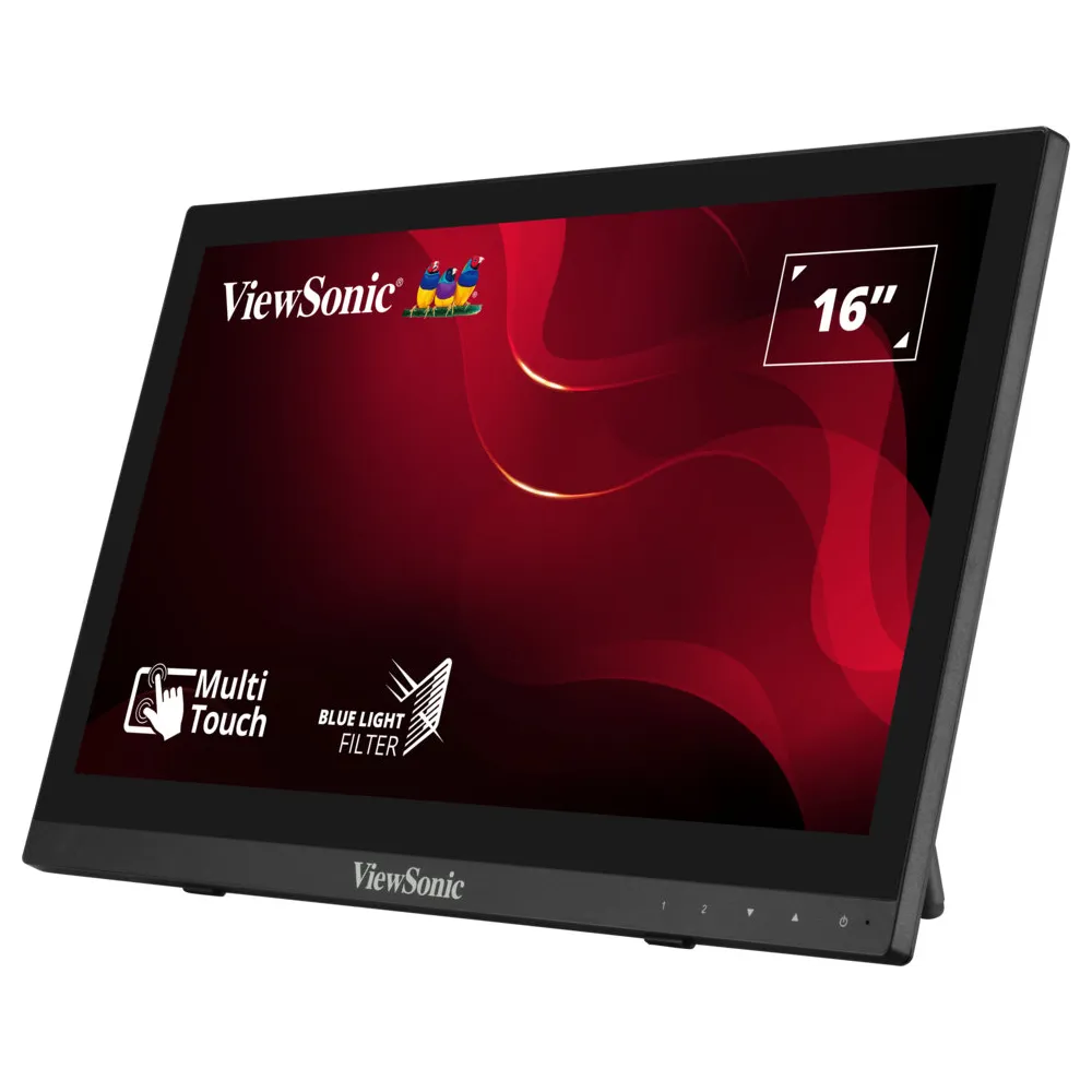 Zdjęcie produktu Monitor ViewSonic TD1630-3 - 15,6"/1366x768 (HD)/60Hz/TN/12 ms/Czarny