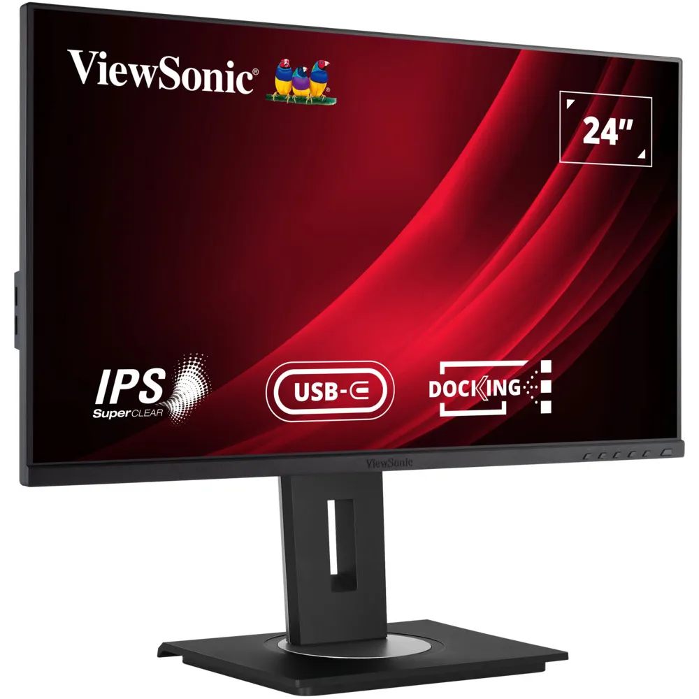 Zdjęcie produktu Monitor ViewSonic VG2456 - 23,8"/1920x1080 (Full HD)/60Hz/AH-IPS/5 ms/Czarny