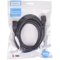 Kabel TB HDMI 1.4 (M/M) AKTBXVH1P14G30B - 3 m, 4K 60Hz, Czarny