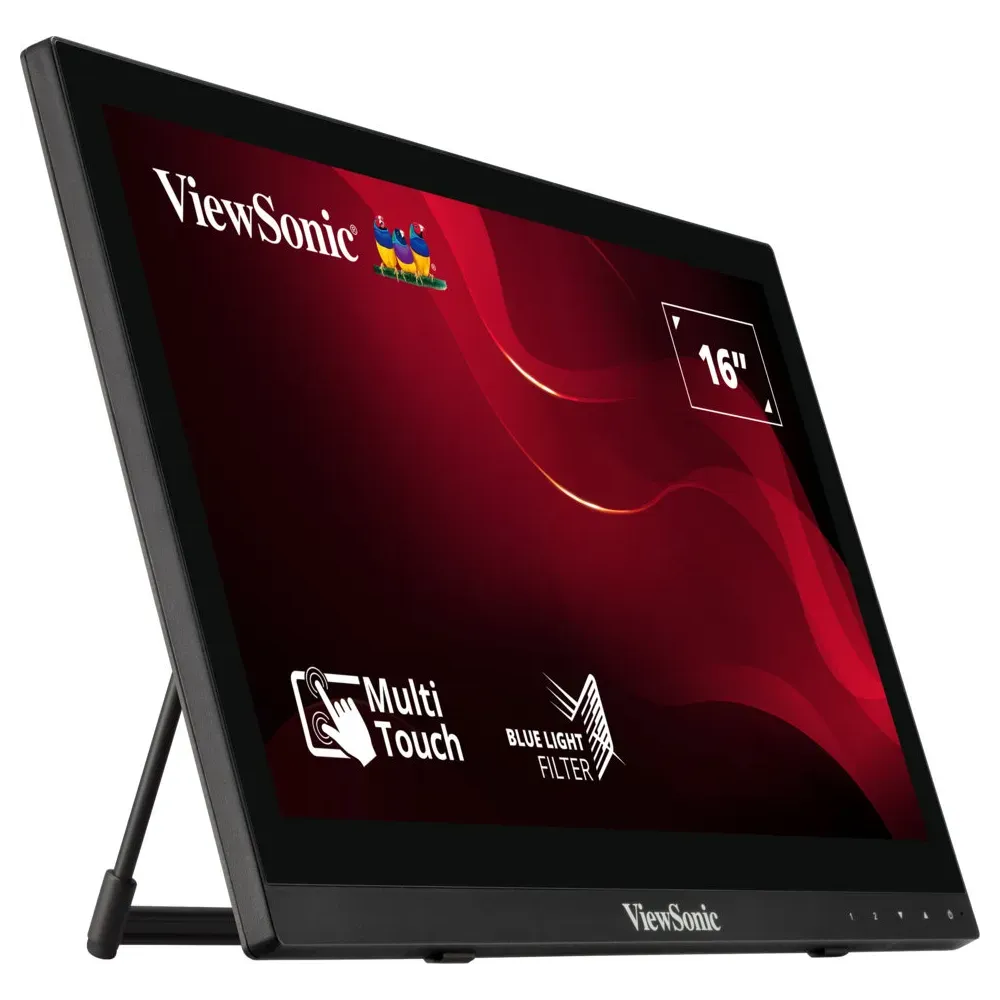 Zdjęcie produktu Monitor ViewSonic TD1630-3 VS17495 - 15,6"/1366x768 (HD)/TN/12 ms/Czarny