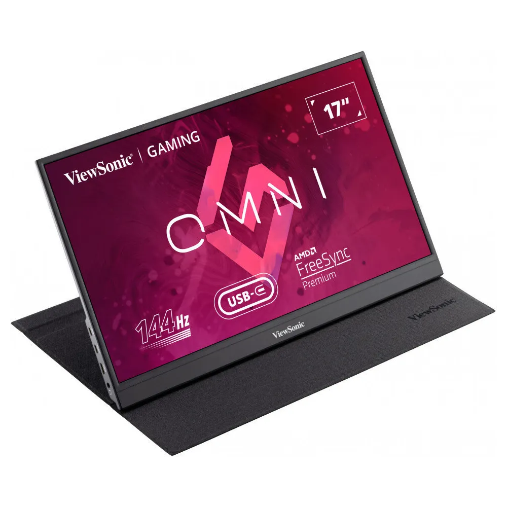 Monitor ViewSonic VX1755 - 17"/1920x1080 (Full HD)/144Hz/IPS/4,489 ms/Czarne - zdjęcie