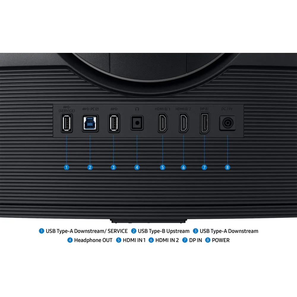 Zdjęcie produktu Monitor Samsung Odyssey G7 G75F LS37FG750EUXEN - 37"/3840x2160 (4K)/VA/1 ms/pivot/Czarny