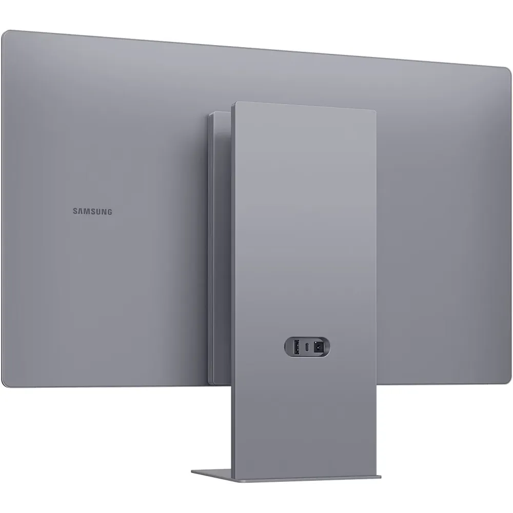 Zdjęcie produktu Monitor Samsung Smart M9 M90SF LS32FM900SUXDU - 32"/3840x2160 (4K)/OLED/0,03 ms/pivot/kamera/USB-C/Srebrny