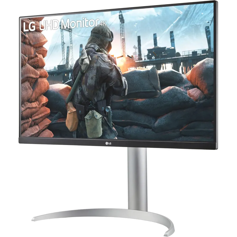 Monitor LG 27UP650P-W.BEU - 27"/3840x2160 (4K)/60Hz/IPS/HDR/5 ms/Czarno-srebrne - zdjęcie