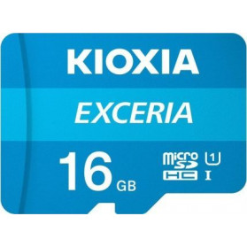 Karta pamięci KIOXIA MicroSDXC EXCERIA 16 GB UHS-I Class 10 LMEX1L016GG2 - Niebieska