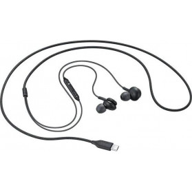Słuchawki douszne Samsung Type C Earphone Black EO-IC100BBEGEU - Czarne
