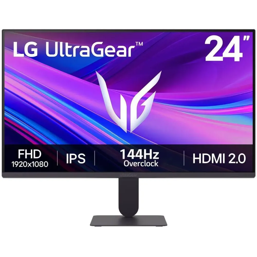 Zdjęcie produktu Monitor LG UltraGear 24G411A-B - 23,8"/1920x1080 (Full HD)/144Hz/IPS/FreeSync/HDR/5 ms/Czarny