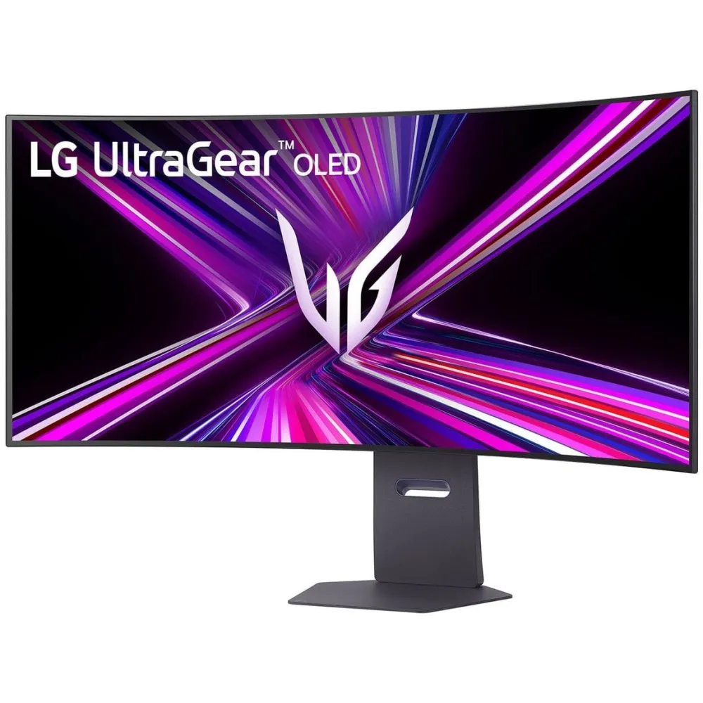 Monitor LG UltraGear OLED 45GX950A-B.AEU - 45"/5120x2160 (UW5K)/165Hz/21:9/zakrzywiony/OLED/HDR/0,03 ms/Czarne - zdjęcie