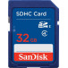 Karta pamięci SanDisk SDHC 32 GB Class 4 SDSDB-032G-B35 - Niebieska, Wielokolorowa