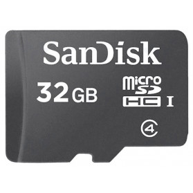 Karta pamięci SanDisk MicroSDHC 32GB Class 4 + adapter SDSDQM-032G-B35A - zdjęcie poglądowe 1