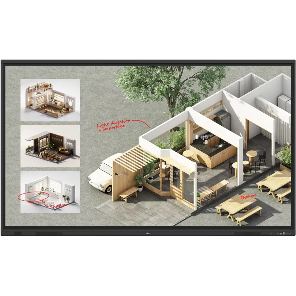 Monitor LG CreateBoard Standard 86TR3DQ - 86"/3840x2160 (4K)/IPS/8 ms