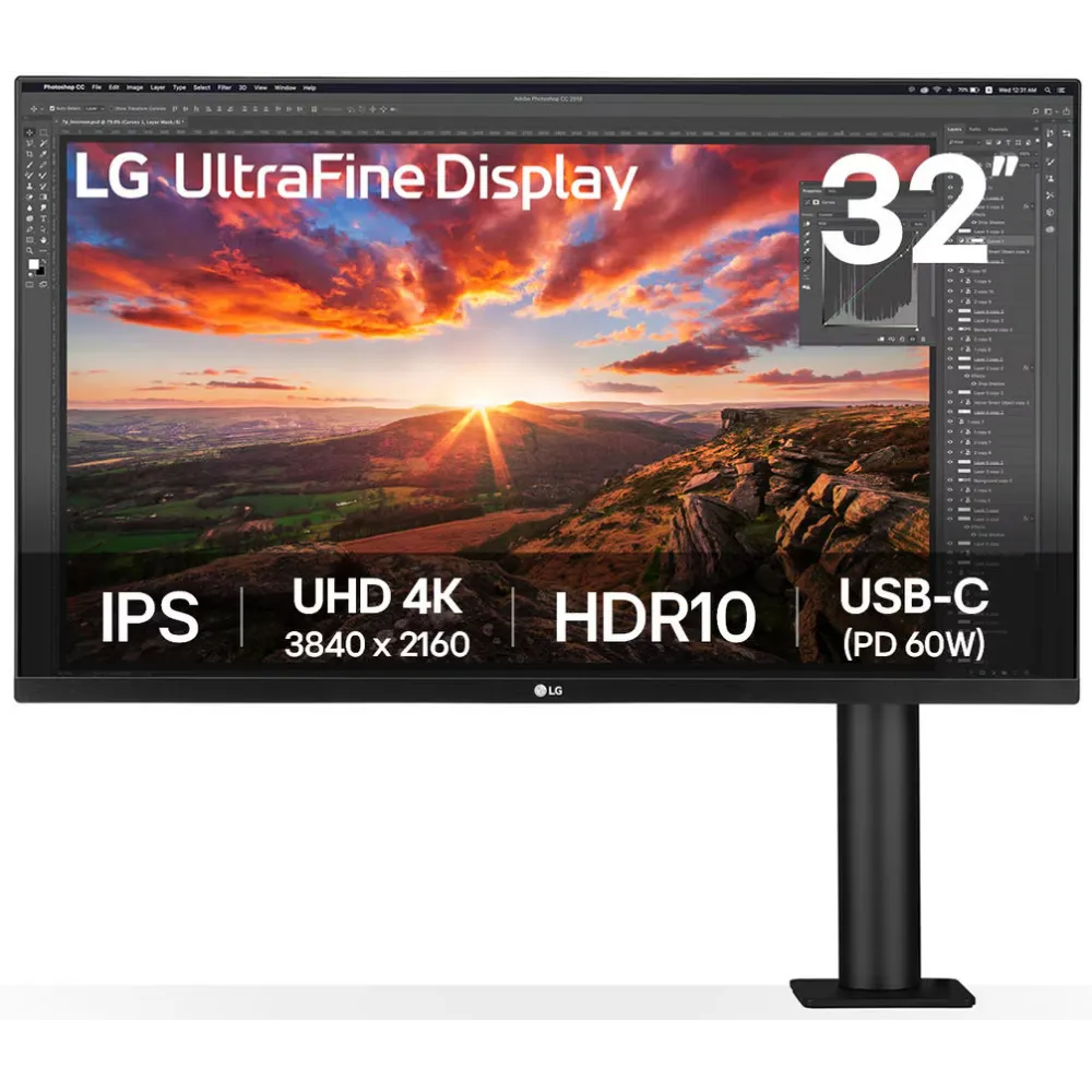 Monitor LG Ergo 32UN880K-B - zdjęcie poglądowe 9