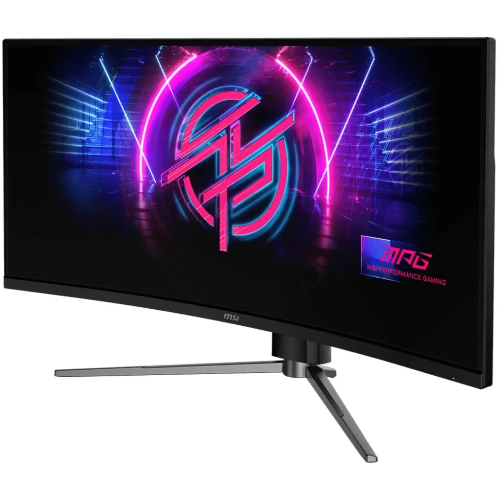 Monitor MSI MPG 346CQRF X24 - 34"/3440x1440 (UWQHD)/240Hz/21:9/zakrzywiony/Rapid VA/1 ms/USB-C/Czarny