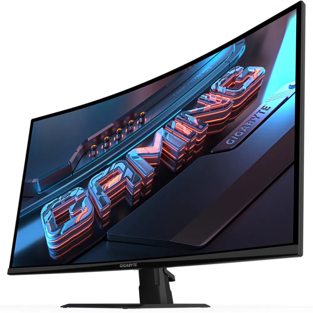 Monitor Gigabyte GS32QCA - 31,5"/2560x1440 (QHD)/180Hz/zakrzywiony/VA/HDR/1 ms/Czarny