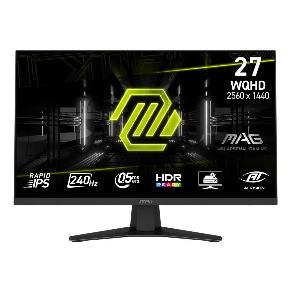 Monitor MSI MAG 274QF X24 - 27"/2560x1440 (QHD)/Rapid IPS/FreeSync/0,5 ms/Czarny - zdjęcie