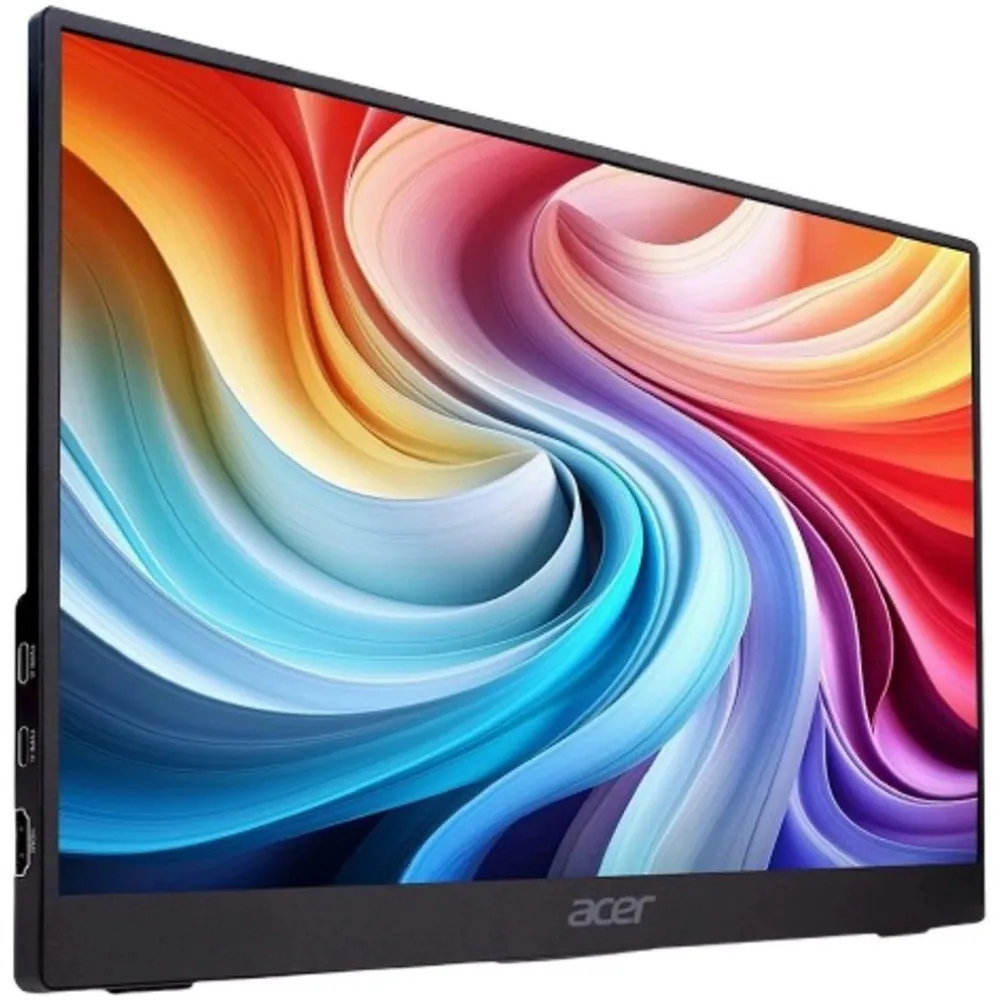 Zdjęcie produktu Monitor Acer PM161QB1bmiuux UM.ZP1EE.101 - 15,6"/1920x1080 (Full HD)/60Hz/IPS/5 ms/USB-C/Czarny