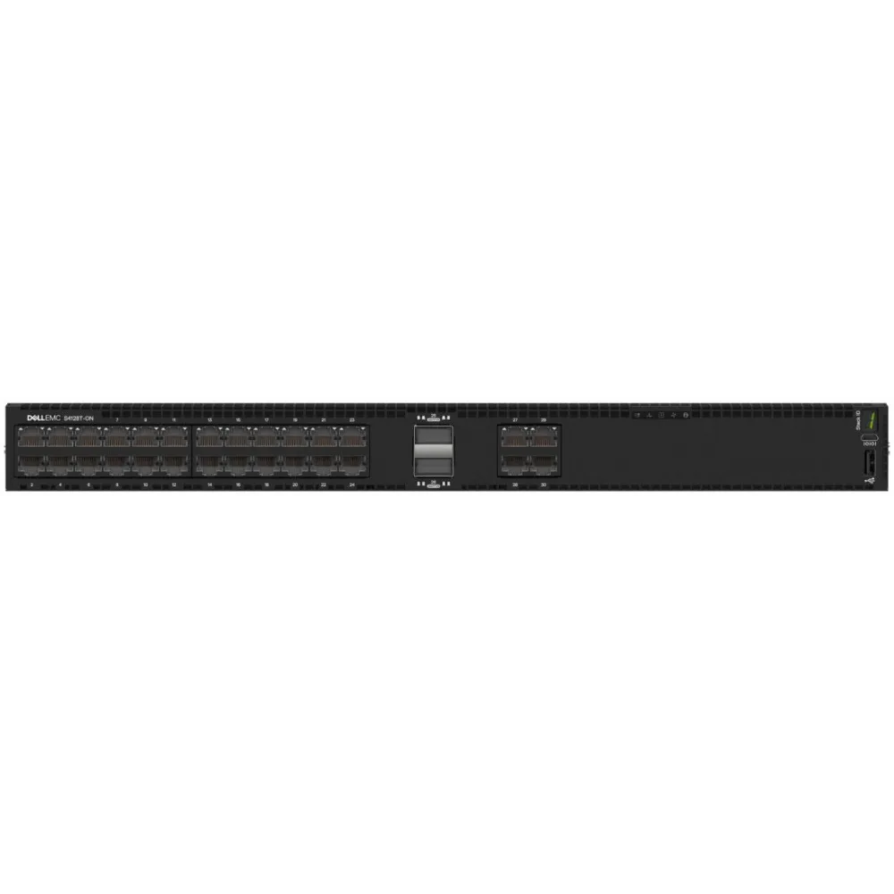 Switch zarządzalny Dell S-Series S4128T-ON EMC Networking 210-ALTC - L2/L3, 1U, 28 x 10GBase-T, 2 x 10/25/40/50/100GbE