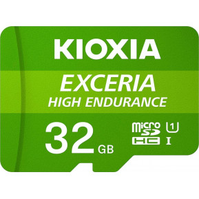 Karta pamięci KIOXIA Exceria High Endurance MicroSDHC 32 GB Class 10 UHS-I, U1 A1 V10 LMHE1G032GG2 - zdjęcie poglądowe 1