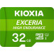 Karta pamięci KIOXIA Exceria High Endurance MicroSDHC 32 GB Class 10 UHS-I/U1 A1 V10 LMHE1G032GG2 - Zielona