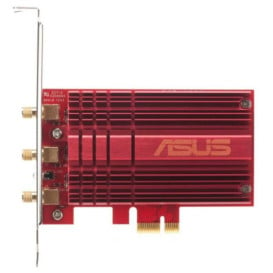 Karta sieciowa Wi-Fi ASUS PCE-AC68 - AC1900, Dual Band, PCI-E, 3 x RP-SMA, Wi-Fi 5