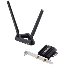 Karta sieciowa Wi-Fi ASUS PCE-AX58BT - Dual Band, Bluetooth 5.0, PCIE, 2x RP-SMA