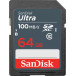 Karta pamięci SanDisk Ultra SDXC 64GB 100 MB/s UHS-I Class 10 SDSDUNR-064G-GN3IN - Szara