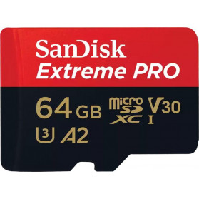 Karta pamięci SanDisk microSDXC Extreme Pro 64GB SDSQXCU-064G-GN6MA - zdjęcie poglądowe 1