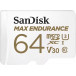 Karta SanDisk Max Endurance MicroSDXC 64 GB Class 10 UHS-I/U3 V30 SDSQQVR-064G-GN6IA - Biała