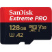 Karta pamięci SanDisk microSDXC Extreme Pro 128GB SDSQXCD-128G-GN6MA - Czerwona, Czarna