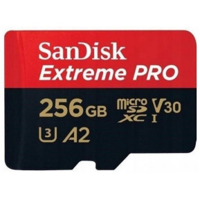 Karta pamięci SanDisk microSDXC Extreme Pro 256GB 200, 140 MB, s SDSQXCD-256G-GN6MA - zdjęcie poglądowe 1