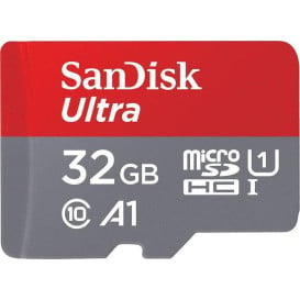 Karta pamięci SanDisk Ultra MicroSDHC 32 GB Class 10 UHS-I/U1 A1 SDSQUA4-032G-GN6IA - Czarna, Szara