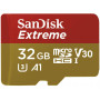 Karta SanDisk Extreme MicroSDHC 32 GB + adapter SDSQXAF-032G-GN6AA - zdjęcie poglądowe 1