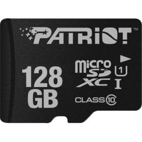 Karta pamięci Patriot LX Series MicroSDXC 128GB Class V30 PSF128GMDC10 - Czarna
